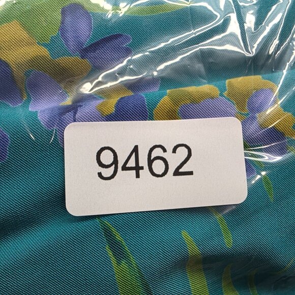 Womens Ronni Nicole By Ouida Sleeveless Floral Sheath Dress Teal Yellow Blue 12 - Picture 6 of 6